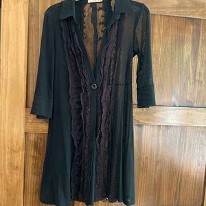 Sheer lace. Bohemian chic.